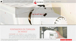 Desktop Screenshot of fontanerialoschicos.com